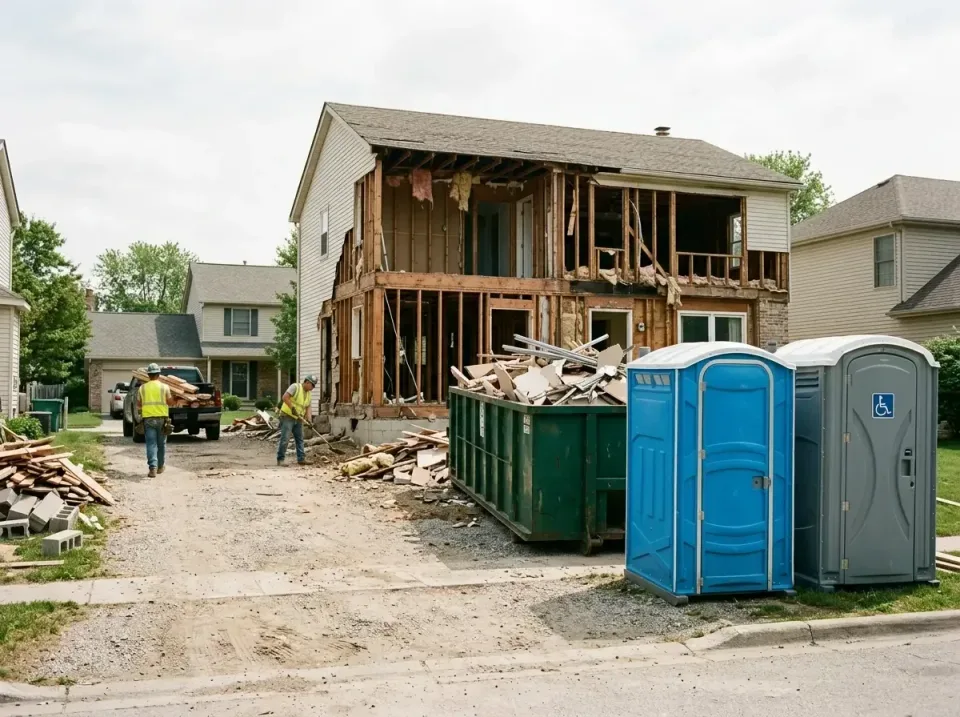 Roll-off Dumpster — Residential Construction Roll-off Dumpster — Residential Construction